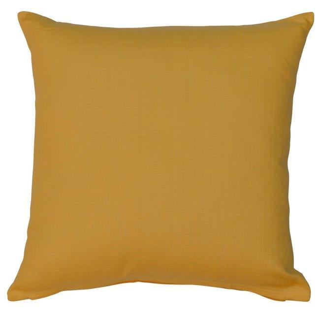 Coussin Jaune Moutarde