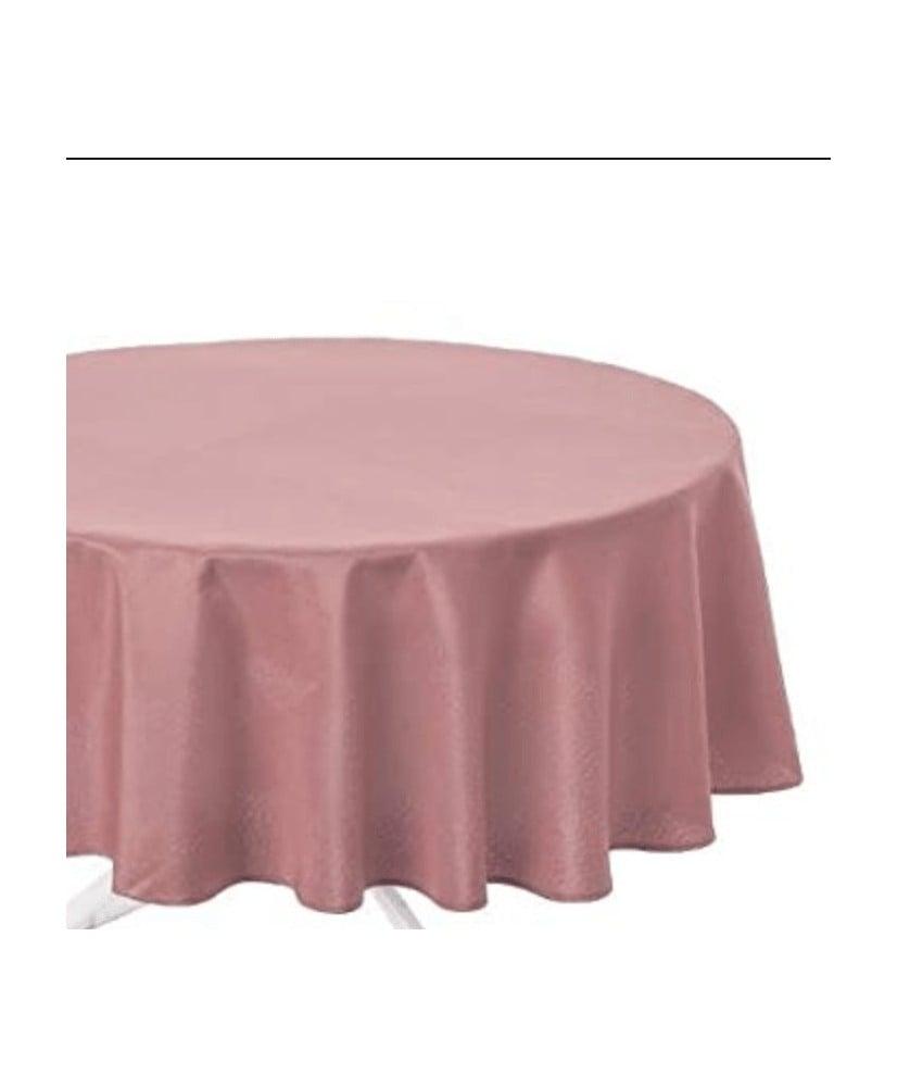 Nappe Ronde Unie 280 Cm Nude
