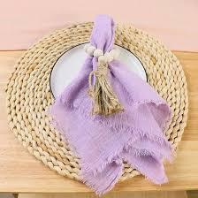 Serviette De Table Violette 